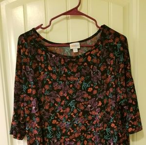 Brand new floral Luluaroe Irma Tunic size Large